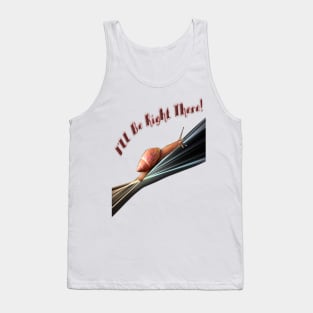 Snail (on black background) Tank Top